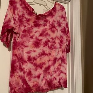Mod o doc tie dye pink shirt xl